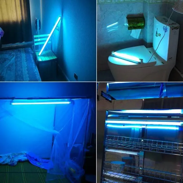 Ультрафиолетовый светильник (УФ облучатель бактерицидная лампа T5) 8 Вт 15 ...
