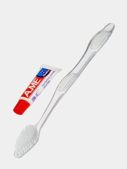 Набор зубная паста и щетка для гостиниц ингаляторы аллегро
