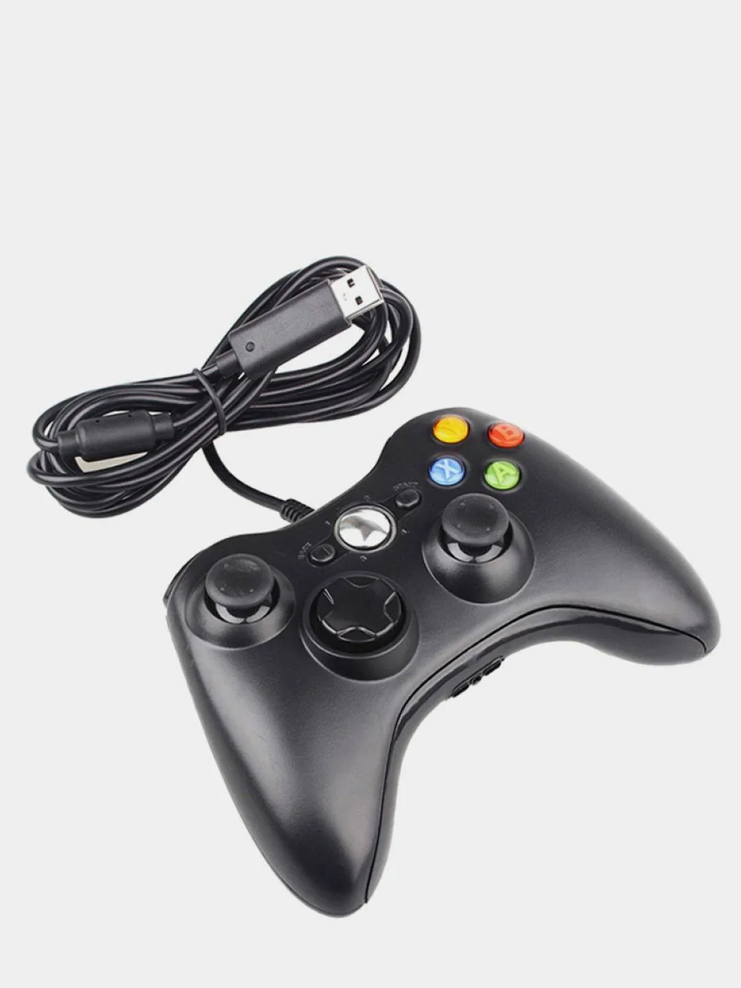 Купить проводной джойстик. Геймпад хбокс 360. Геймпад Xbox 360 проводной. Геймпад проводной Controller Black (Xbox 360). Геймпад Xbox 360 чёрный проводной.