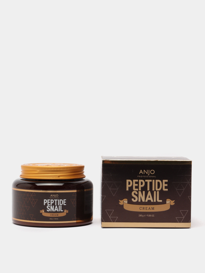Ночные кремы Anjo Peptide Snail Cream Омолаживающий крем для лица с пептидами и муцином улитки, 280 мл