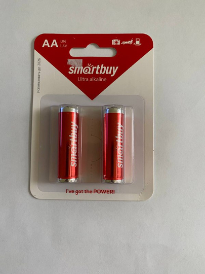 Батарейка алкалиновая Smartbuy LR6/2B батарейка perfeo алкалиновая pf lr6 4sh