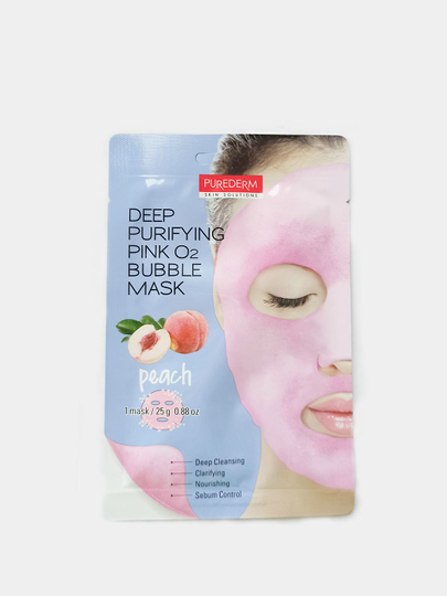Кислородная тканевая маска Purederm Корейская косметиика кислородная тканевая маска purederm корейская косметиика