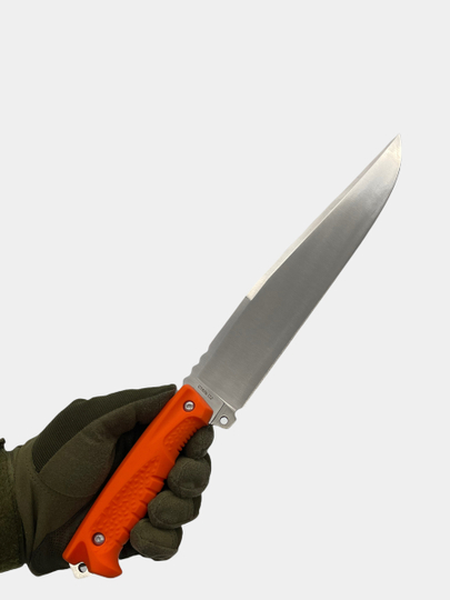 Нож Марс туристический, сталь D2, клинок полир., рук. оранжевая (НОКС 608-109821) (777) нож финка нквд со звездой сталь d2 акрил