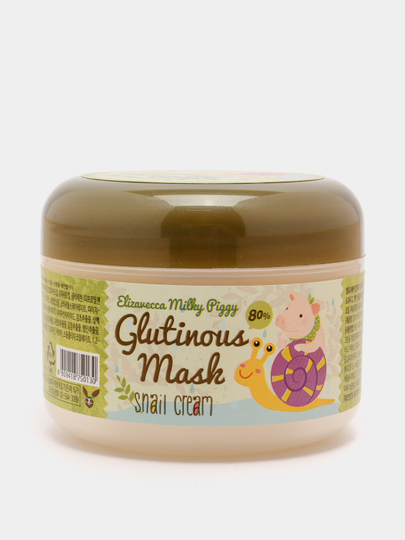 Ночные кремы ELIZAVECCA / Крем-маска с муцином улитки Milky Piggy Glutinous Mask 80% Snail Cream