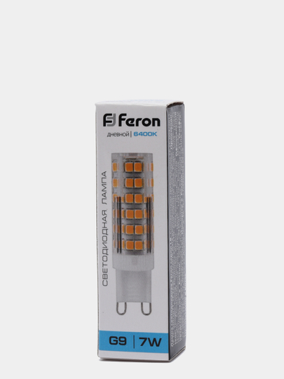 Лампа светодиодная Feron LB-433, 7W, цоколь G9 лампочка feron lb 433 g9 7w 230v 2700k 520lm warm light 19883 25766