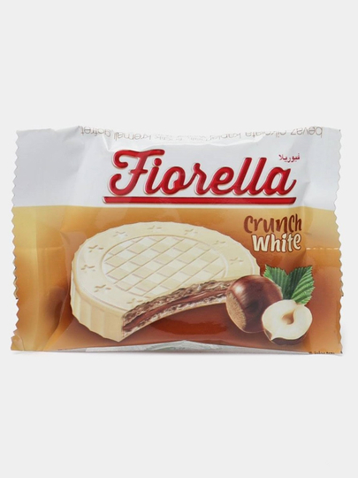 Вафли Fiorella с ореховым кремом в белом шоколаде, 20 г брюки fiorella rubino fiorella rubino fi013ewbeeg7